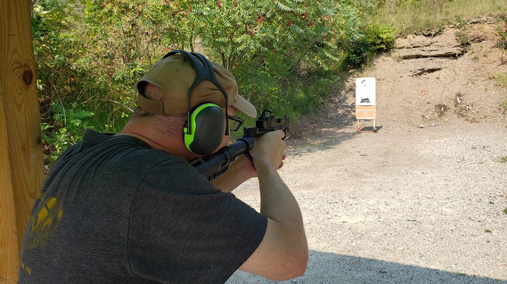 The Accurate Pistol Systems USA 1SHOT definitely enhanced accuracy especially at the 25+ yard line on smaller targets.