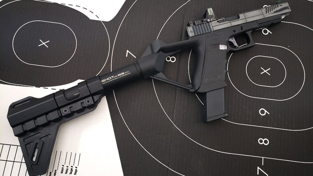 The Accurate Pistol Systems USA 1SHOT pairs nicely with longer barreled pistols. The setup would make for a great hunting rig in the correct caliber.
