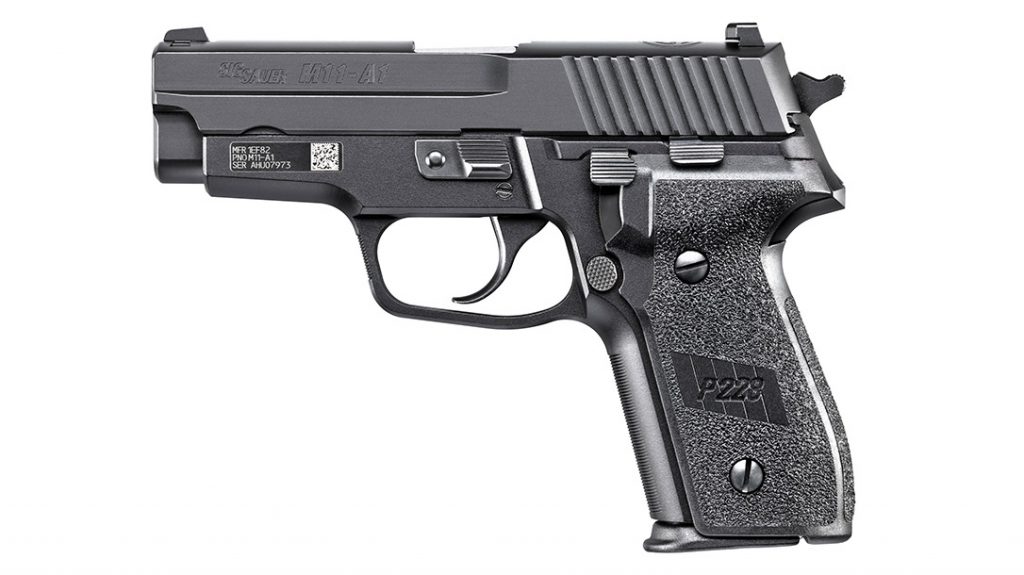 A Sig M11 in the hands of an armed citizen helped save a woman and child from a homicidal/suicidal man.