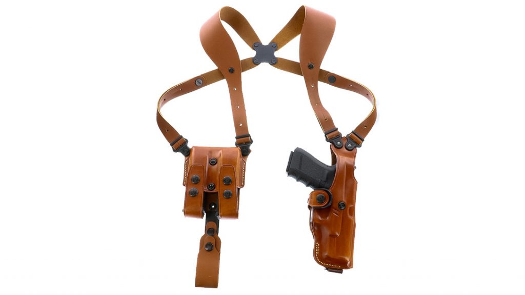One of our Top 2021 Winter Carry Methods is a shoulder holster, like the Galco VHS 4.0.
