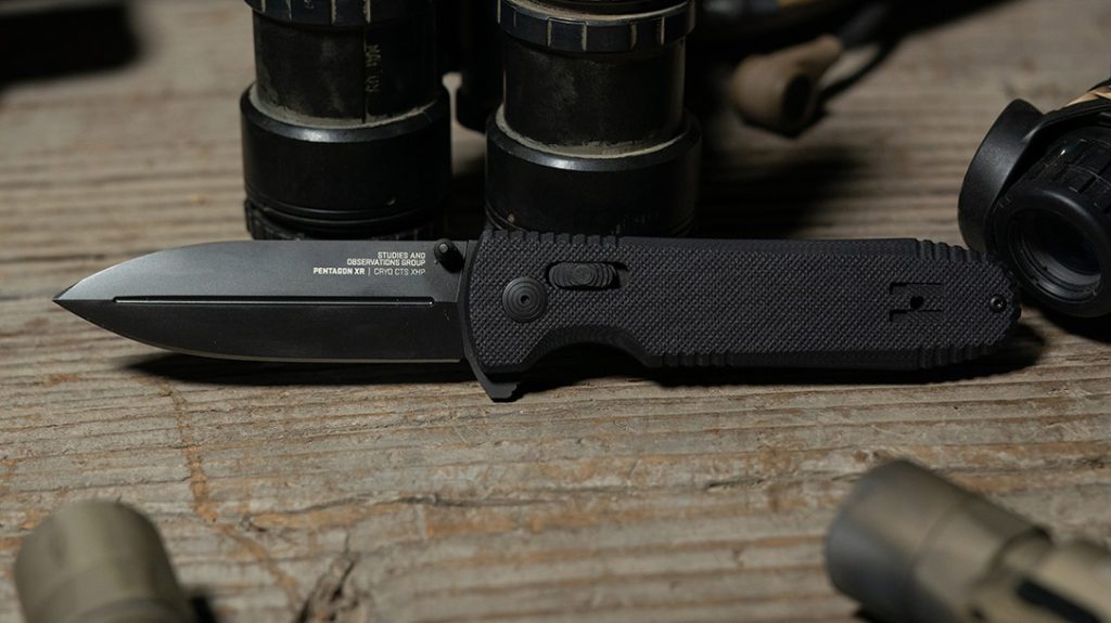 The SOG Pentagon XR was built for professionals and designed with a focus on defensive and combat use.