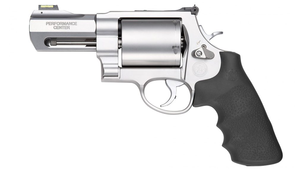 The S&W .500 HI VIZ sports a 3.5-inch barrel and weighs in at 56.8 ounces.