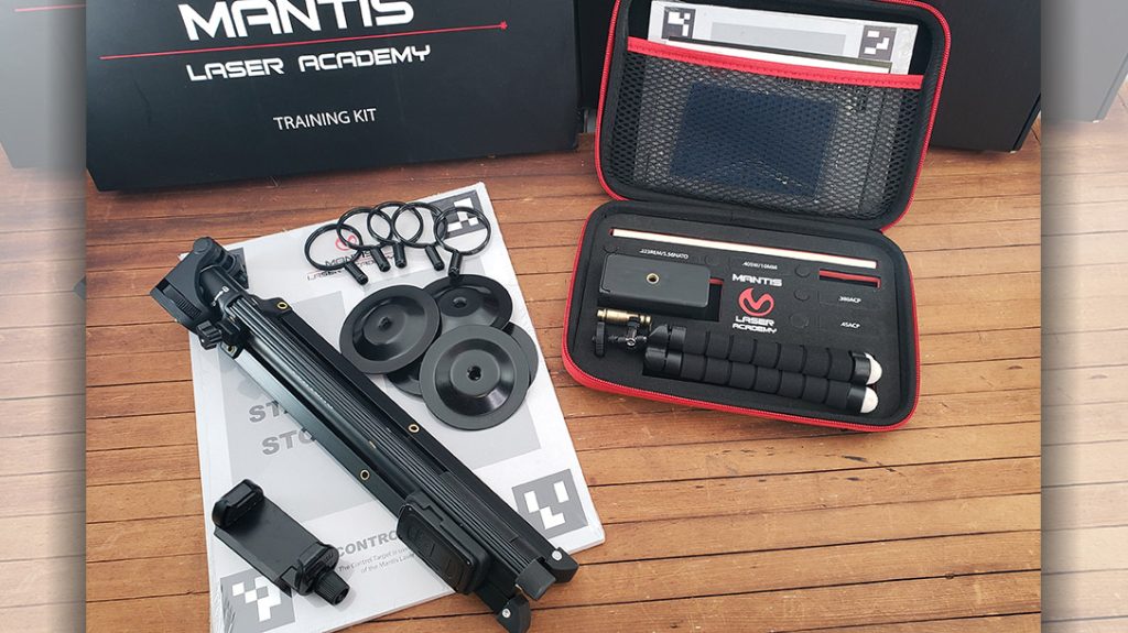 The Mantis Laser Academy includes everything you need for dry fire training.