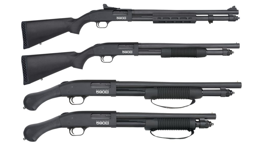 The Mossberg 590S Pump-Action Series.