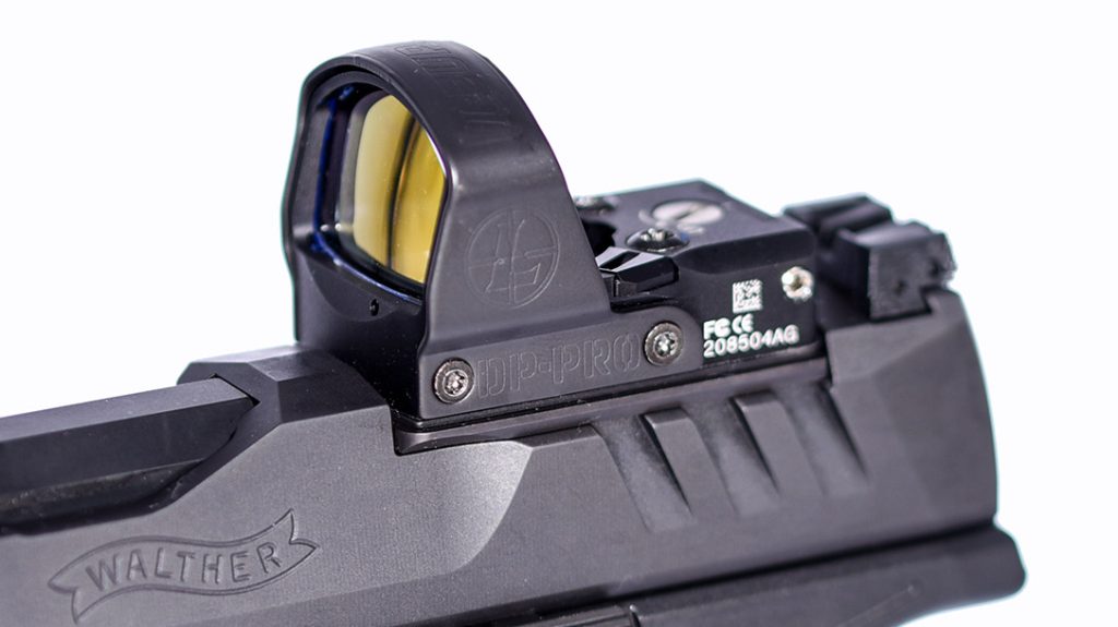 The Walther Arms PDP Compact comes red-dot ready.