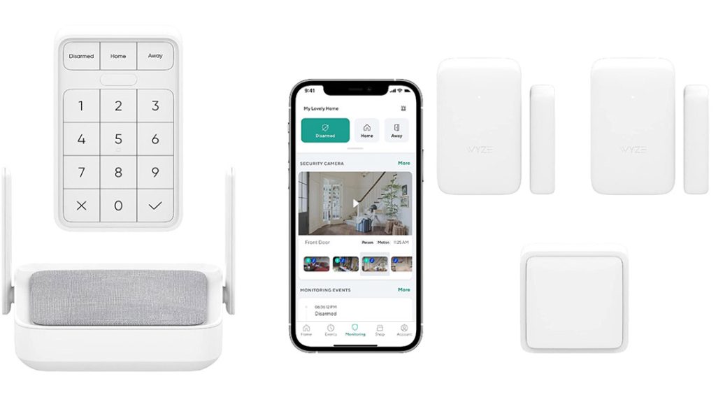 Wyze Home Monitoring and Wyze Sense v2 Core Starter Kit.