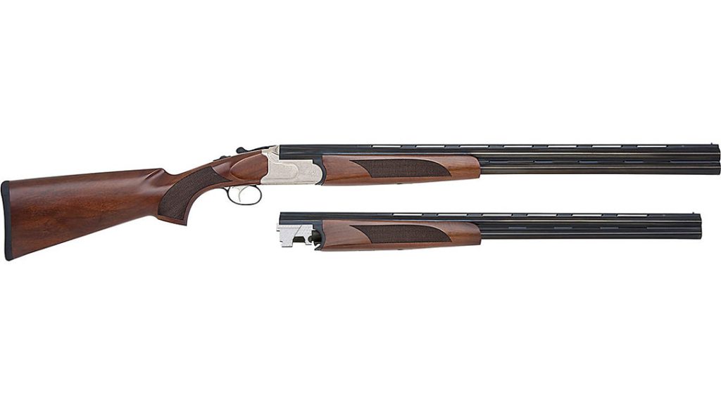 Dry-Fire Practice your trap and skeet shooting at Home Using a Shotgun like the Mossberg Silver Reserve II Field Combo 12/20 Gauge Over/Under Shotgun.