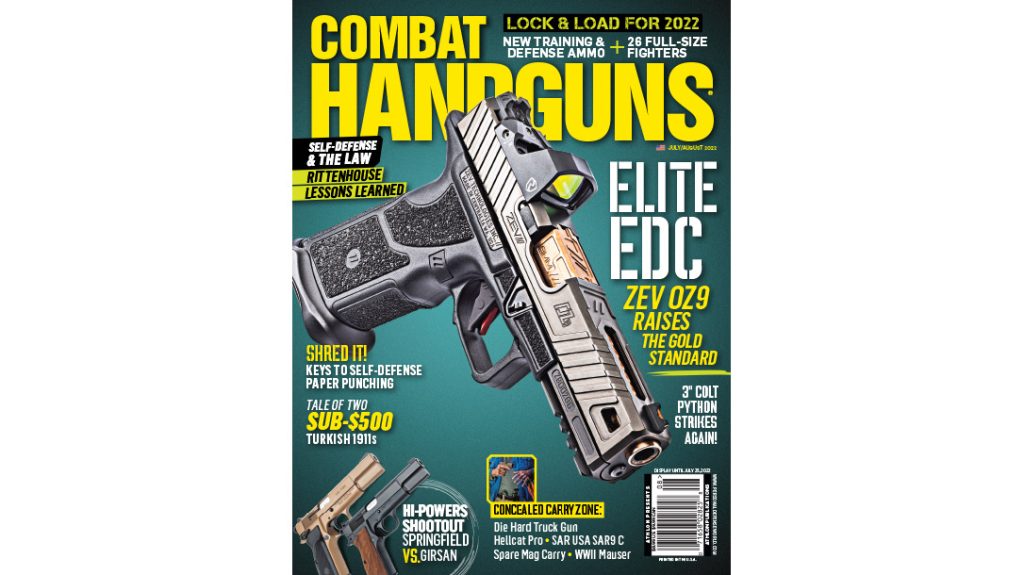 Combat Handguns July/August Issue.