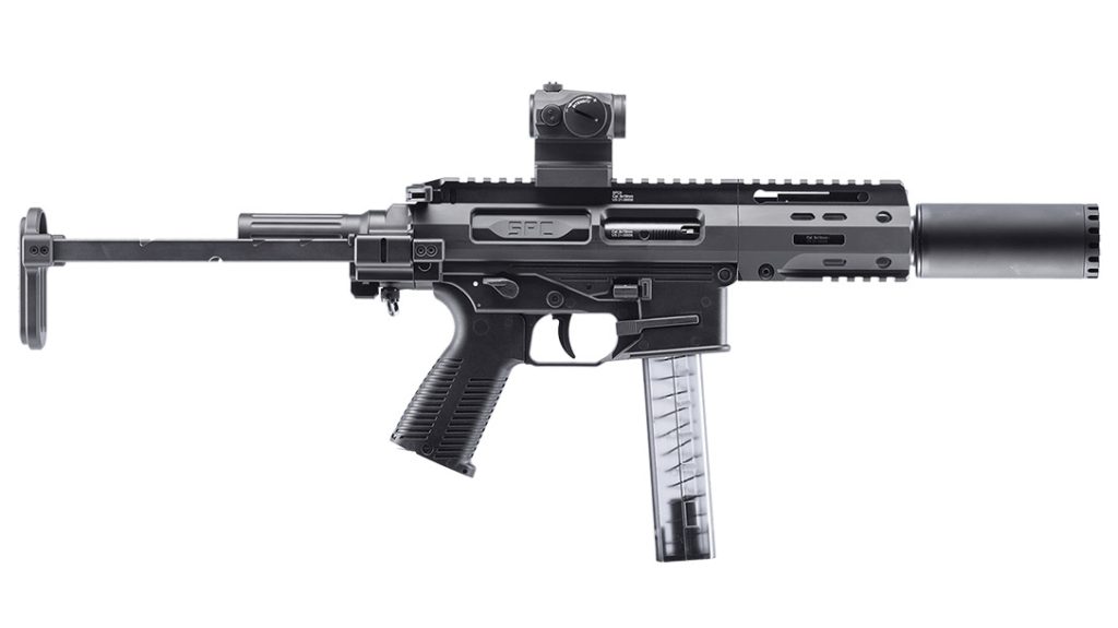 The B&T SPC9 PDW SD Suppressed.