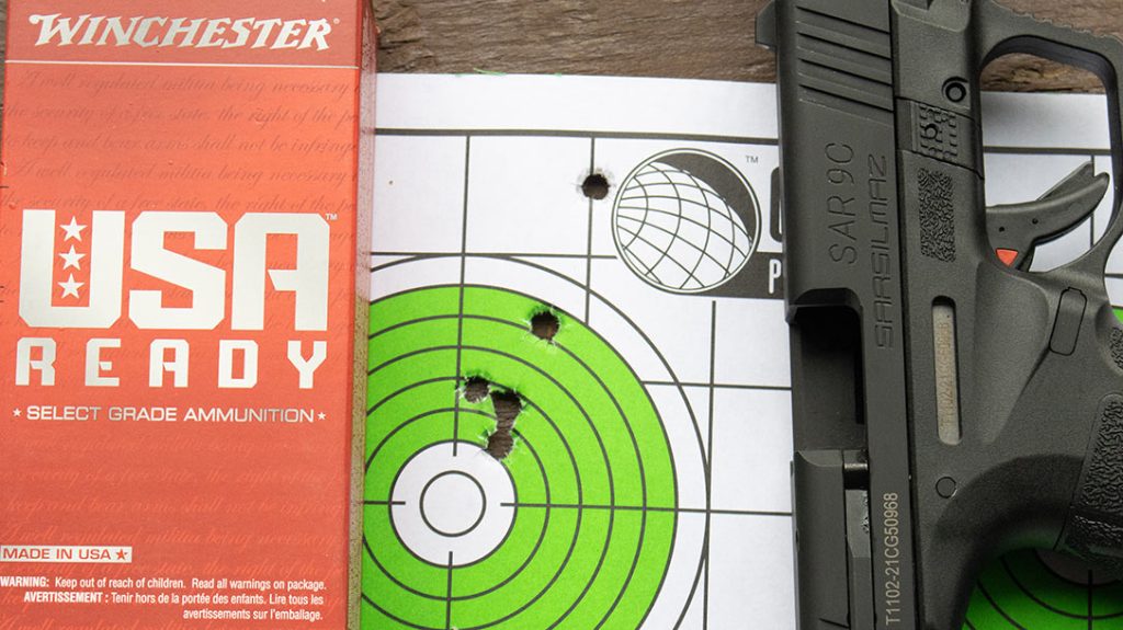 The author got a good group with Winchester USA Ready ammo.