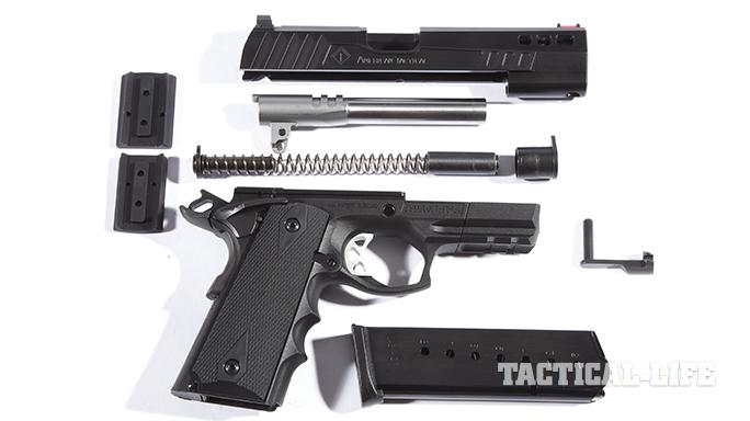ATI FXH-45 pistol disassembled