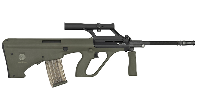 Steyr STG 77 rifle right profile