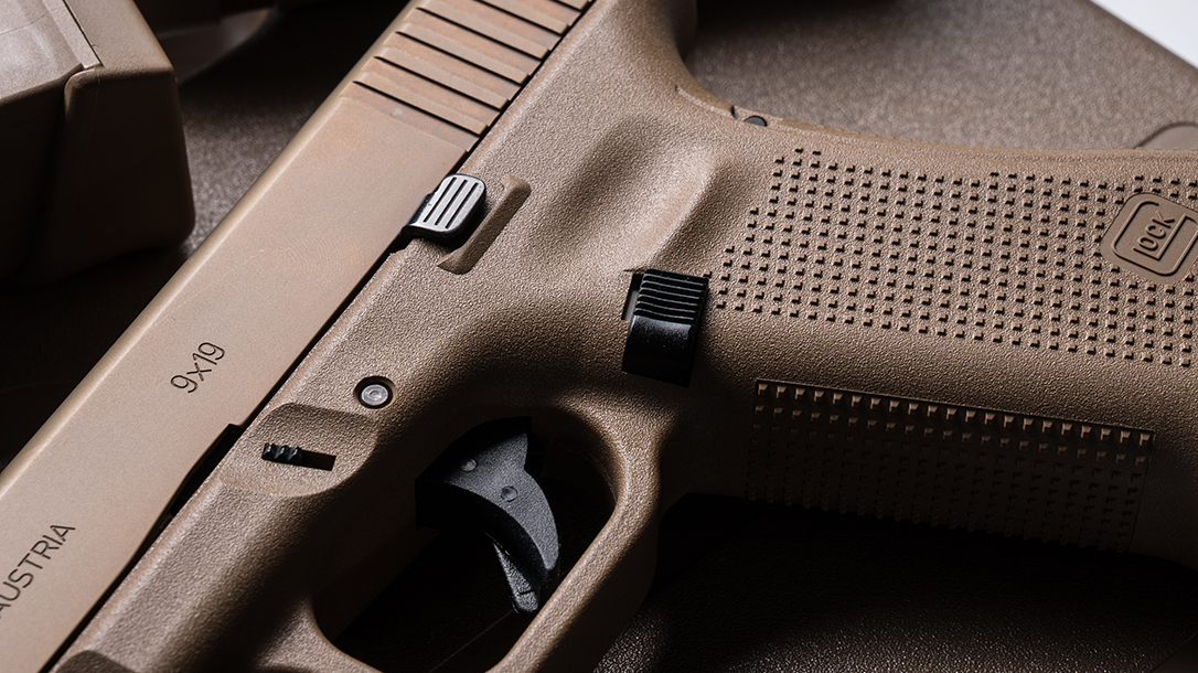 Glock 19X pistol release trigger