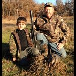 bill wilson ar hunting with son