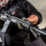 Barrett REC10 rifle closeup