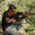 indian army insas rifle aiming