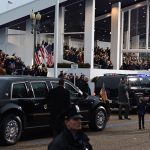 police cruisers trump family inauguration