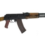 ak-74 rifle right profile