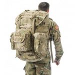 us army molle 4000 rucksack rear view