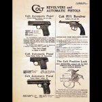 colt police positive revolver and auto pistols