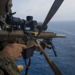 marines mk 13 mod 7 m40 sniper rifle aerial training