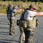 operation blue training handgun shooting