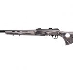 Savage A22 Target Thumbhole model rifle 110 wolverine left profile