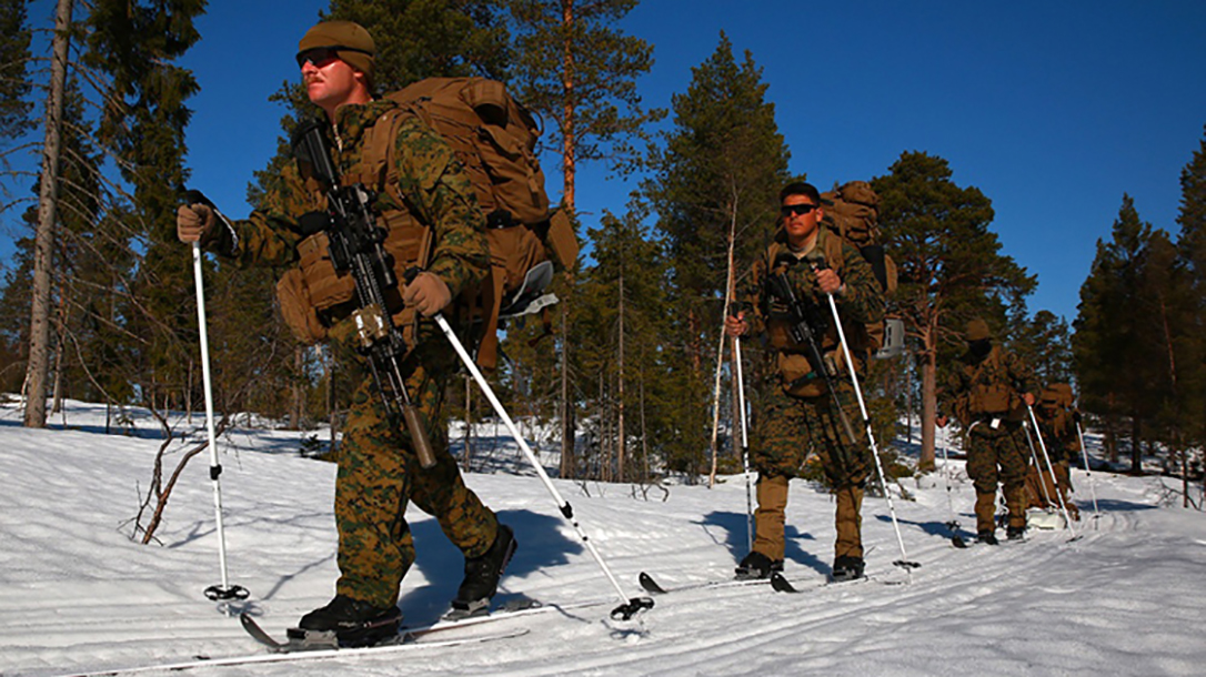 marine corps military ski system cross country