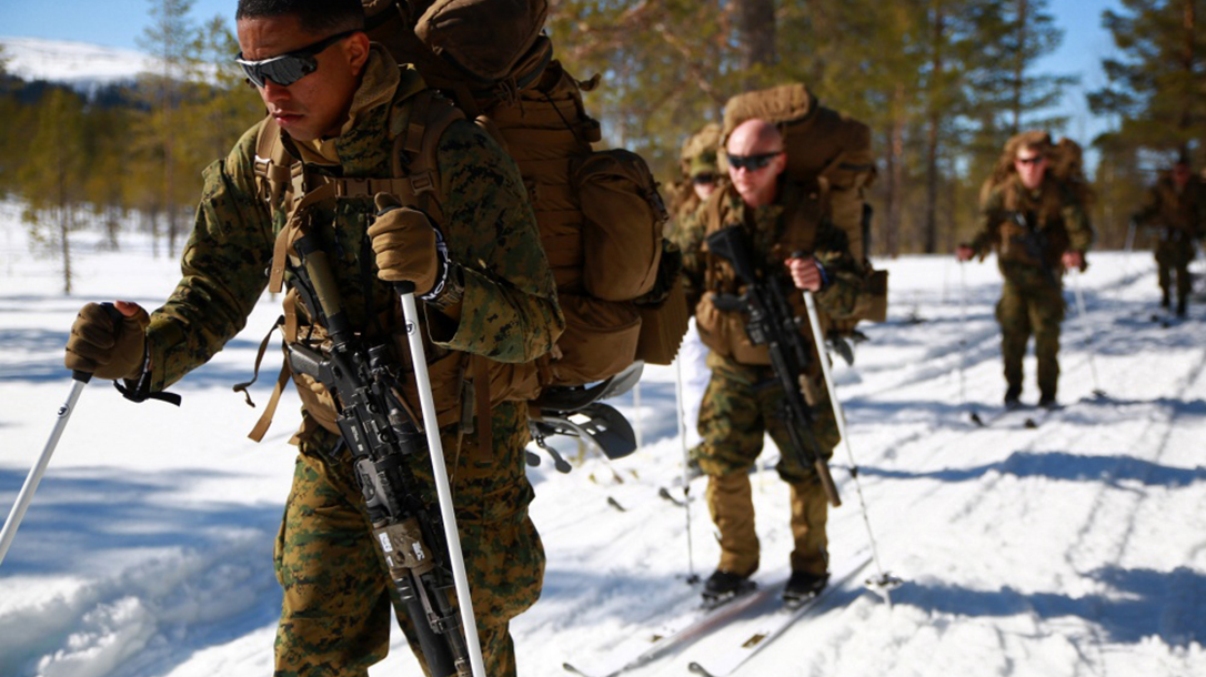 marine corps military ski system training