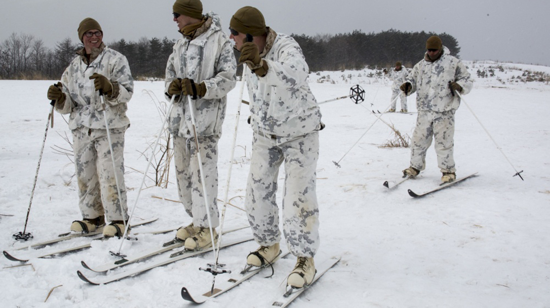 marine corps military ski system cold weather training