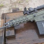 Robinson Arms XCR-M Rifle test folded stock left