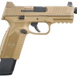FN 509 Tactical pistol extended mag right profile