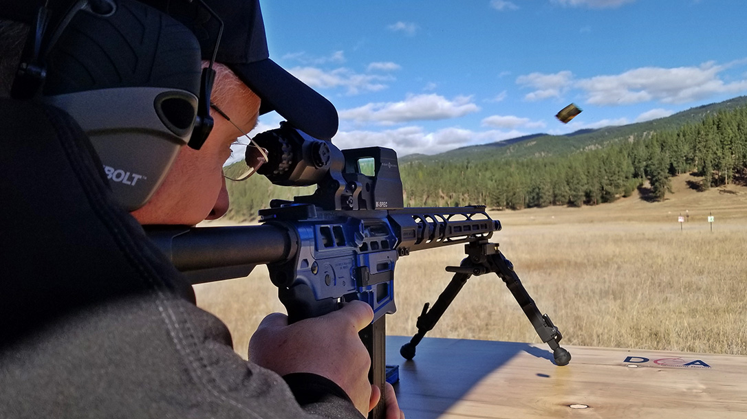 Sightmark Ultra Shot M-Spec, reflex sight, rifle, shooting