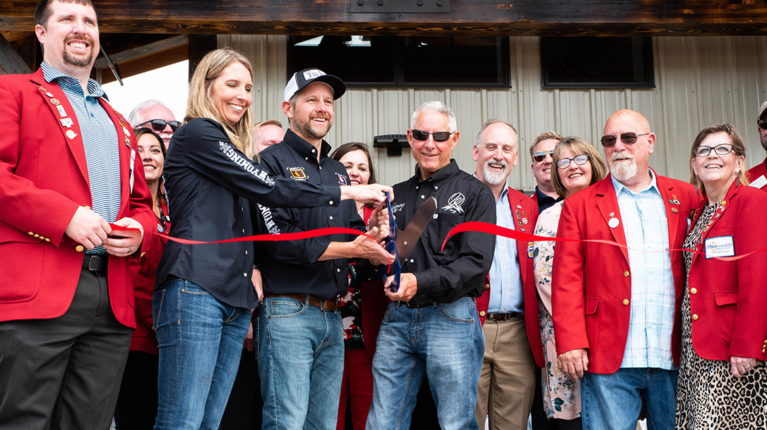 Weatherby held a ribbon-cutting ceremony in Wyoming