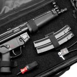 Classified a pistol, the carrying case makes an especially handy package.