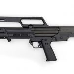 Despite its short overall length, the bullpup design delivers an 18.5-inch barrel.