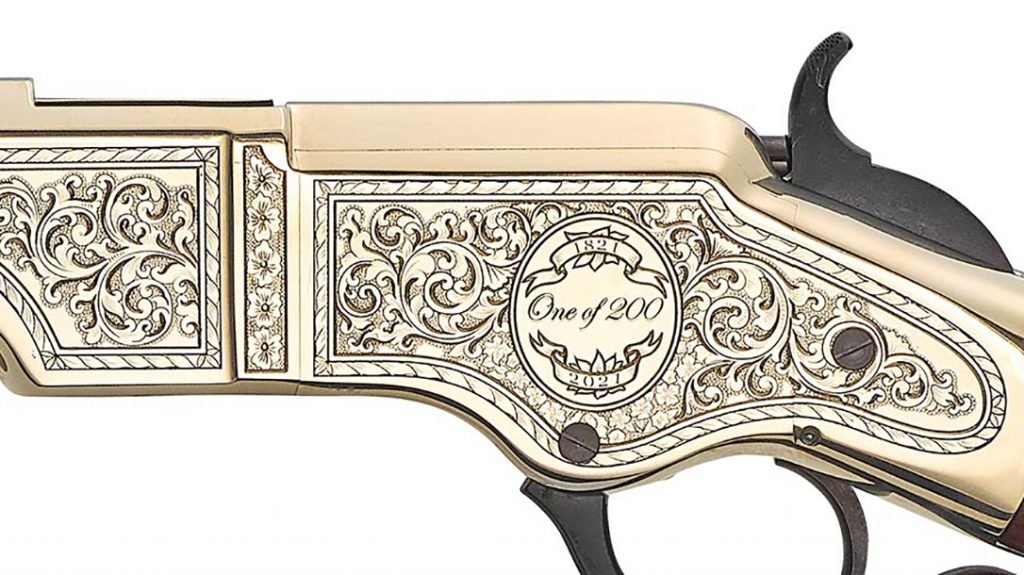 The "One of 200" engraving points out the extreme rarity of the rifle. 