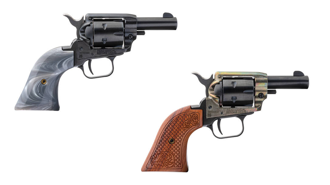 The single-action Heritage Barkeep chambers both .22 LR and .22 WMR and is part of Year of the Rimfire