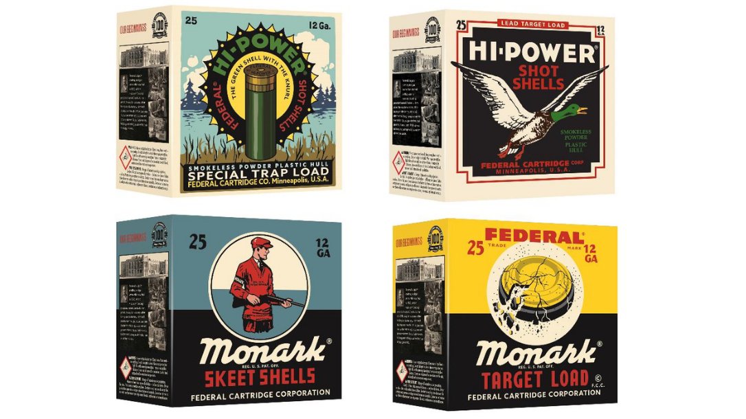 The new 100th anniversary shotshells from Federal feature retro packaging