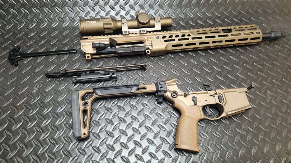 The SIG MCX-SPEAR-LT piston system ran flawlessly during testing. 