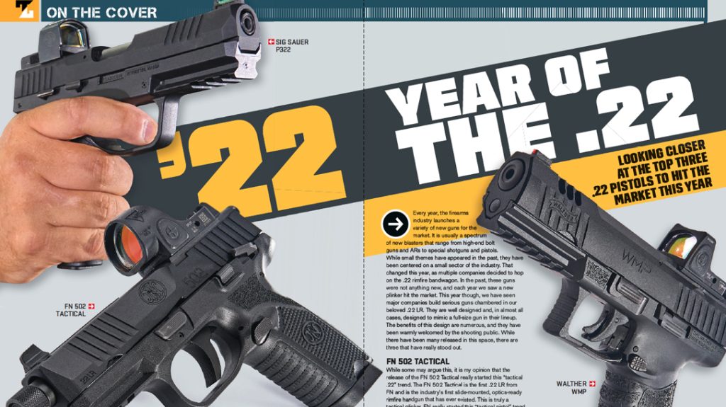 Our feature story covers the year of the .22.