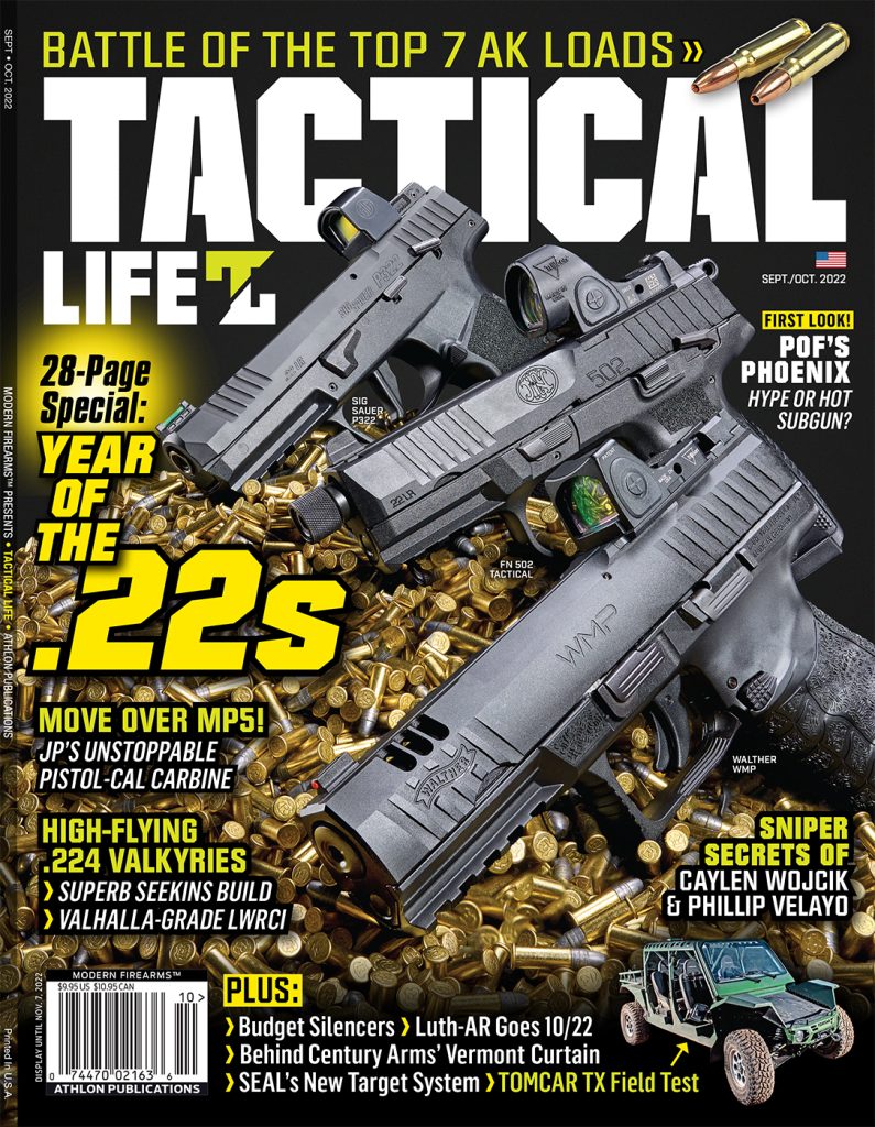 The September-October 2022 issue of Tactical Life.