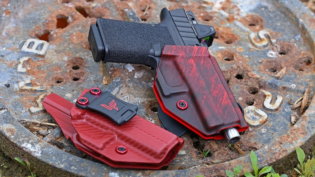 The folks at Legacy Firearms Company helped out in the battle-ready holster category.