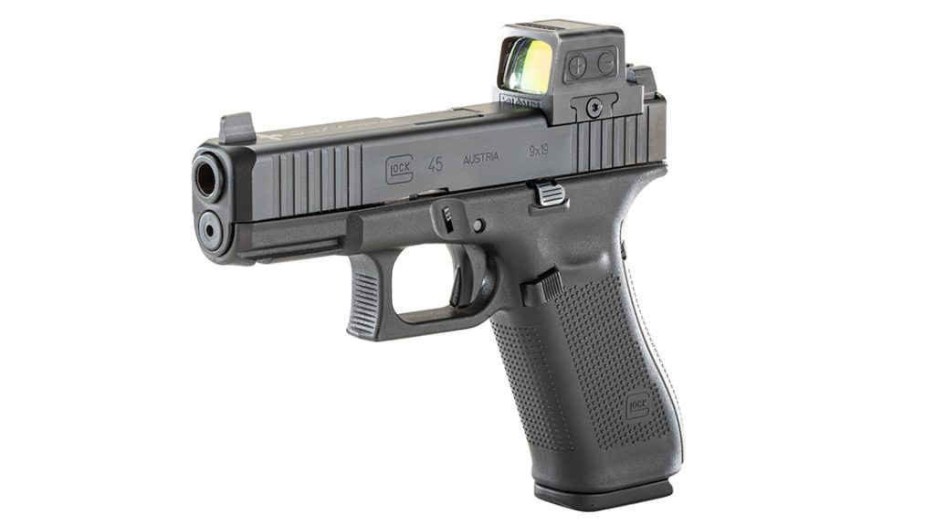 The 9mm, Gunsite Glock Service Pistol meets current trends. 
