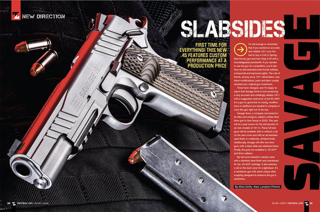 Savage launched its new 1911 pistol. 